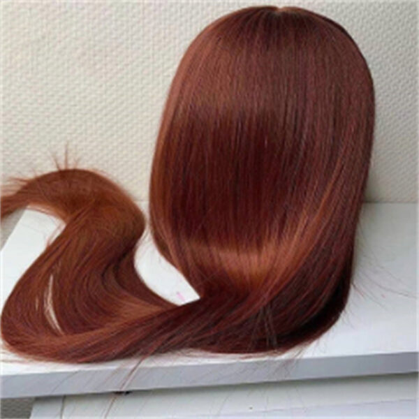 #33 Reddish Brown 13x4 Transparent Lace Front Straight Season Vibe Wig - Image 5